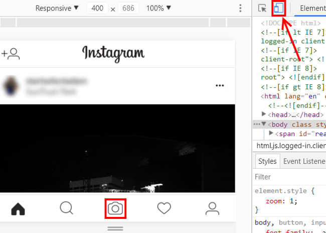 Làm sao để đăng ảnh lên instagram bằng máy tính